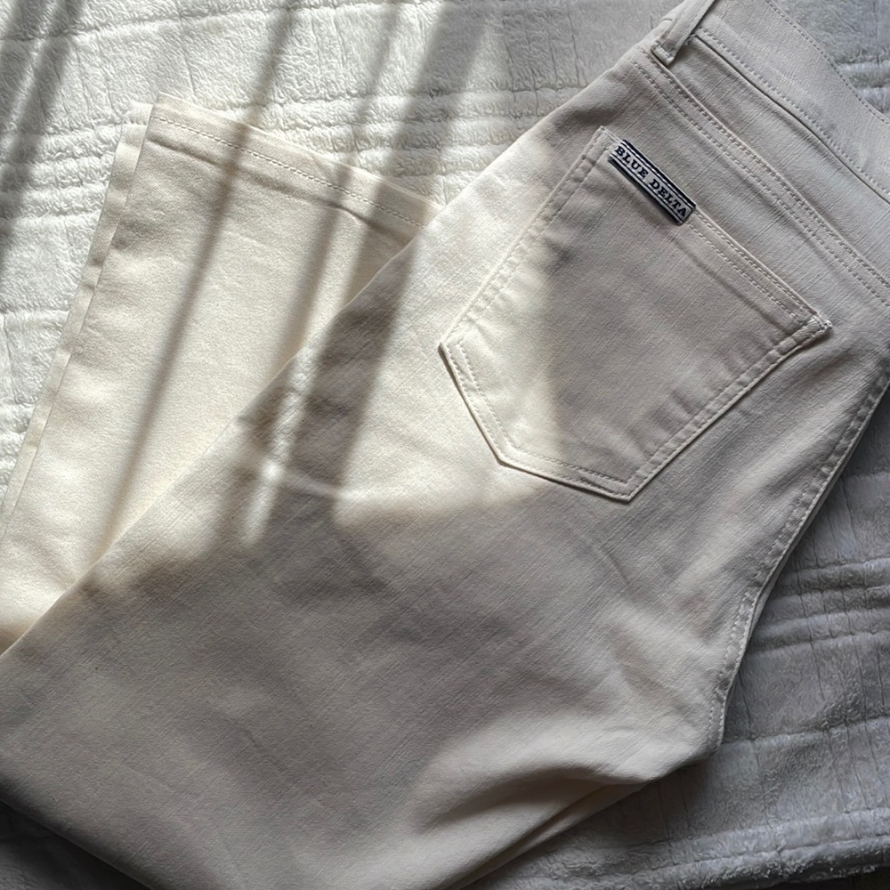 tom james jeans, blue delta, mid rise